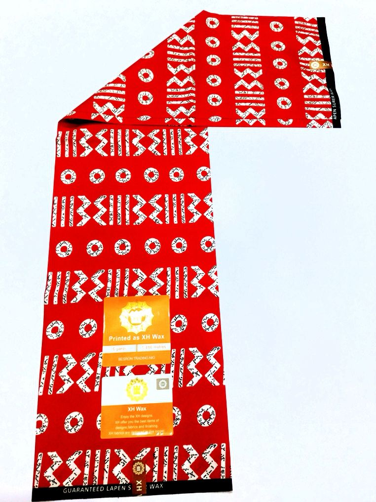 Pagne Ankara authentique aux motifs africains vibrants et colorés